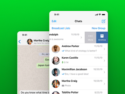 Whats App UI Templates (Freebie) app chat figma free freebie ios messenger mobile prototyping sketch social ui uikit ux whatsapp