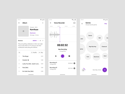 Fragments Android Wireframe Kit android app design figma flow material materialdesign mobile prototyping sketch ui uikit ux wireframe