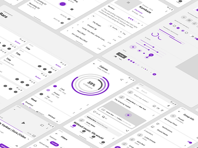 Fragments Android Wireframe Kit