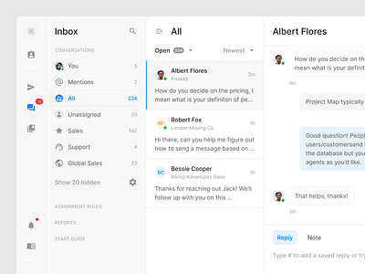 Chat UI chat dashboard figma mail messenger social ui uikit web webdesign website