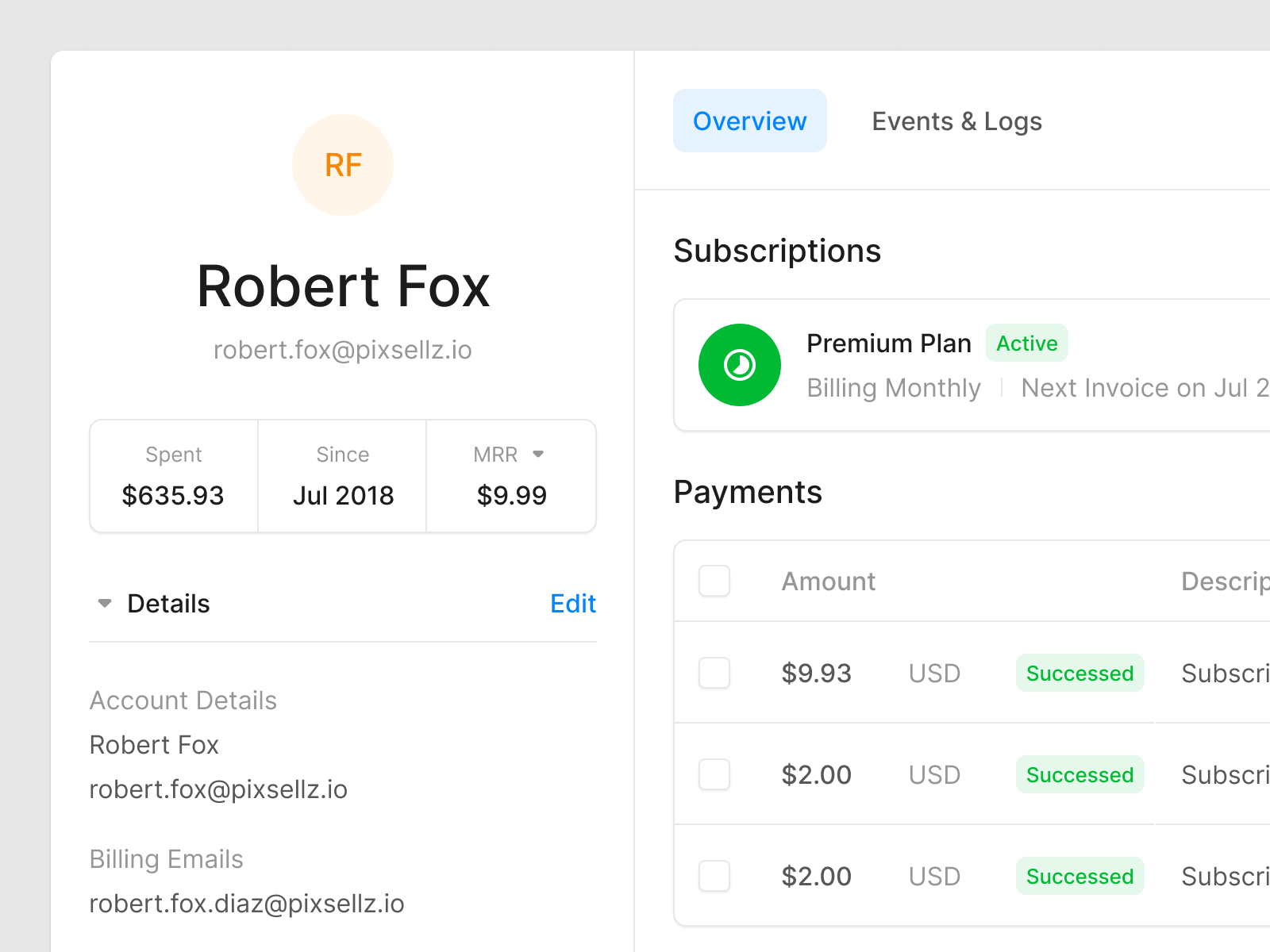 User Profile
