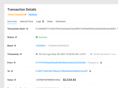 Transaction Details (Light & Dark)