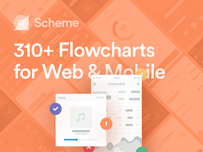 Scheme Flowcharts flow flowchart flowcharts mobile prototyping scheme ui uixflow ux web wireframe