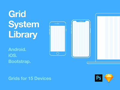 Grid System Library (Freebie) android apple bootstrap free freebie freebies grid ios watch