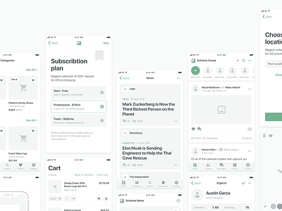 Scheme iOS Wireframe Kit