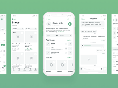 Scheme iOS Wireframe Kit flow ios mobile prototyping scheme sketch ui uikit ux web wireframe