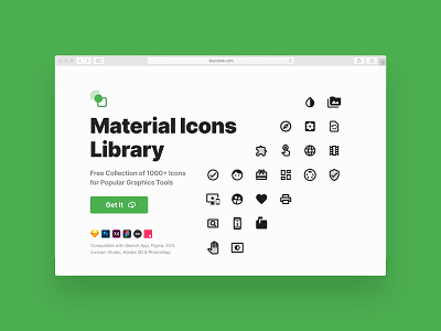 Material Icons Library (Freebie) adobexd android figma freebie google icons invision material materialicons photoshop sketch sketch app svg