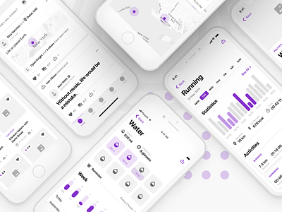 Fragments iOS Wireframe Kit app design figma flow ios mobile prototyping sketch ui uikit ux wireframe