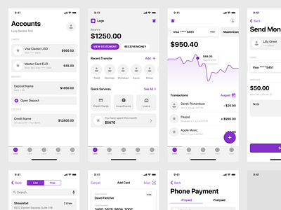 Fragments iOS Wireframe Kit