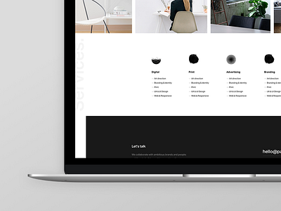 Our New Website clean grey minimal mockup new paperdog transitions website white