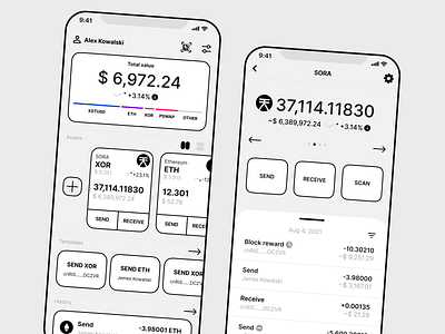 Crypto Wallet concept