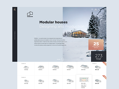 Dubldom website building construction outline timber uxui webdesign