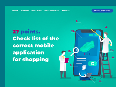 Checklist #2 iphone landingpage mobile scientist test