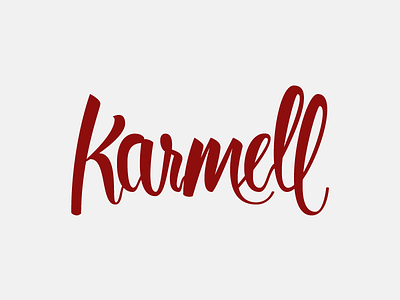 Karmell brand branding clothes flipflop identity logo logotype