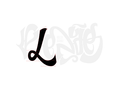 Lines brand branding hand handlettering identity lettering logo logotype