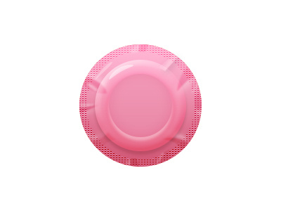 Pink apple condom icon illustration ios loop love pink sex thanks