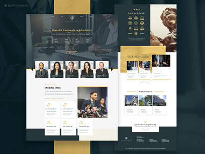 Website Prototype for a Law Firm adobe xd branding layers one page single page ui ui ux ux web web desgin web designer xd