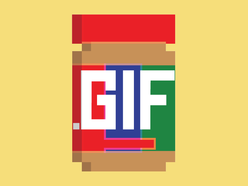 .GIF debate gif illustration jif motion peanut butter