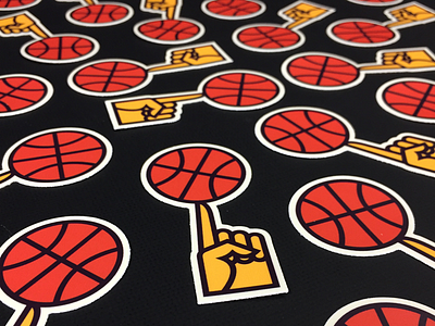 Ball Out stickers! ball basketball illustration logo nba out spin stickers