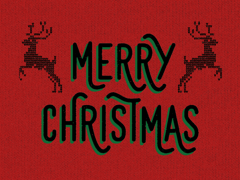 Merry Christmas christmas design gif. illustration lights merry christmas raster reindeer santa typogaphy