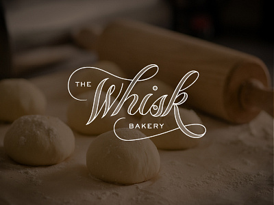 Whisk Bakery bakery handlettering lettering logo whisk