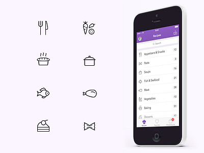 Recipe Category Icons