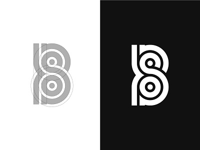 B letter letter b letter design logo logo alphabet