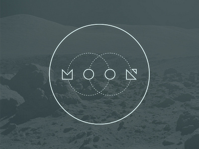 Moon branding logo