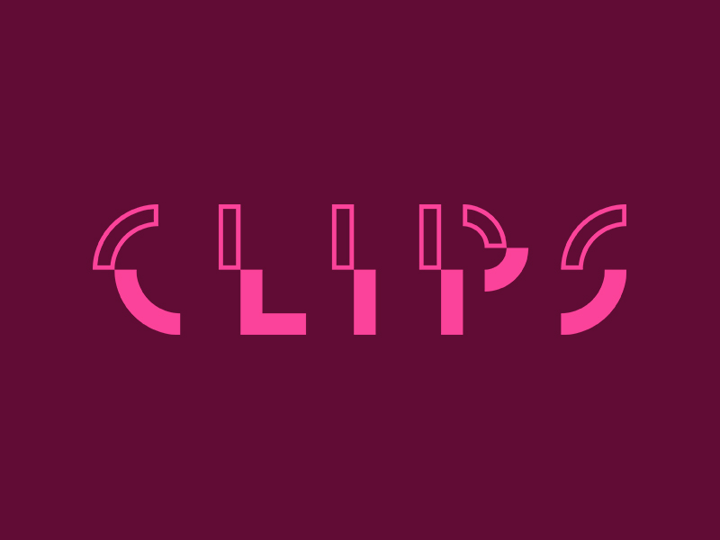 Clips logo design by The Space Room on Dribbble