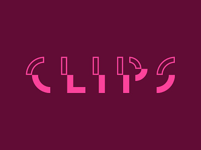 Clips logo design
