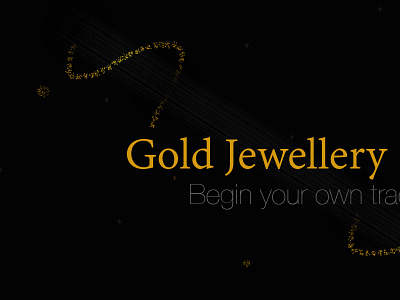 Gold Jewellery banner diamond elegant fashion design gold jewellery keyboard control one page application parallax responsive menu ring ui ux