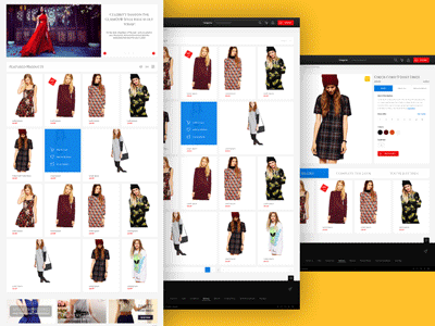 Elewa V3 (Finalversion) apparels buttons cart catalog fashion online store ui ux website