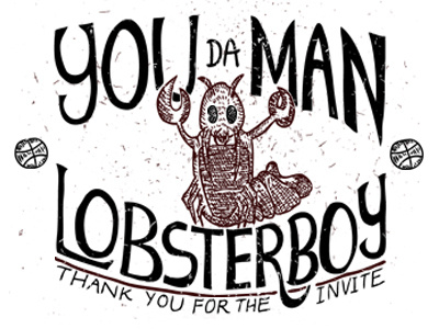 Thank you Lobsterboy