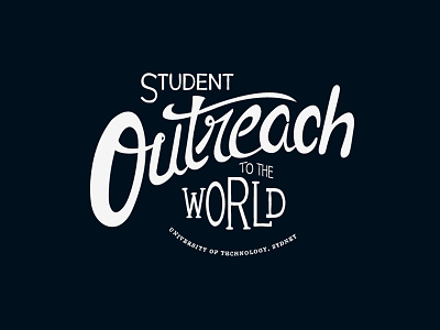 Student Outreach to the World Apparel apparel design graphic hand hoodie lettering outreach student type typography