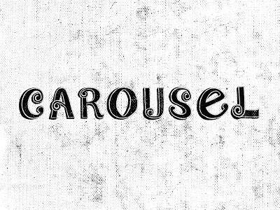 Carousel Display Font carnival carousel design display font graphic lettering type typeface typography vintage