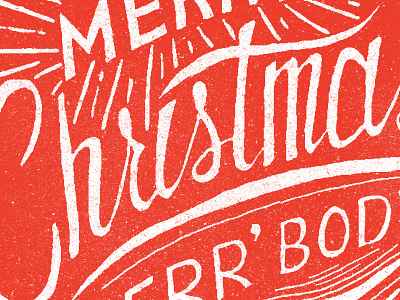 Christmas Texture christmas design graphic greeting happy lettering merry sydney texture type typography uts