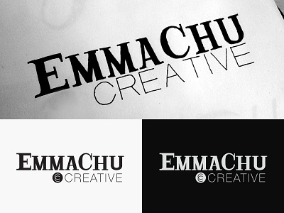 EmmaChu Creative creative design emma lettering logo studio type typography