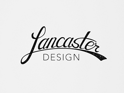 Lancaster Design Final logo branding custom design identity lancaster lettering logo type typography vector