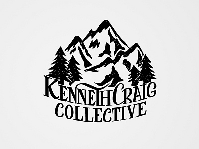 Kenneth Craig Collective collective craig design lettering logo mountain nature type typography