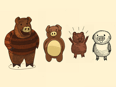 Pig Illustrations