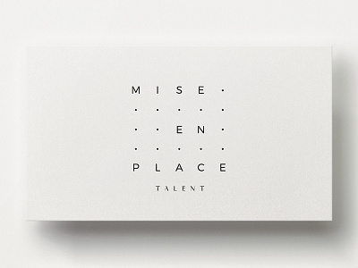 Mise En Place Talent Logo