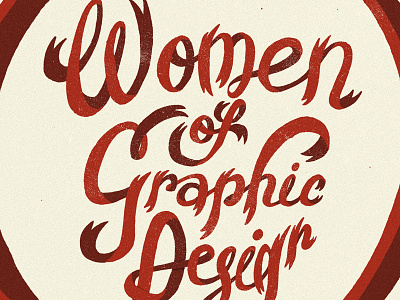 Women of Graphic Design WIP cover design graphic lettering magazine ribbon type typography women