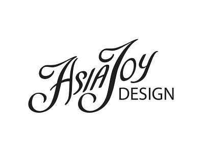 Asia Joy Design branding design graphic identity lettering logo photography type typography