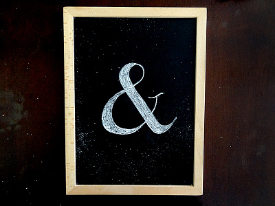 Amperchalk #2 ampersand art chalk design graphic lettering type typography