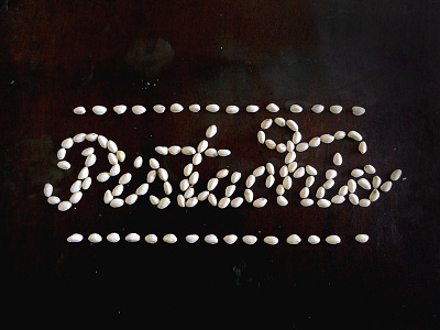 Pistachios! calligraphy design graphic lettering pistachio script type typography