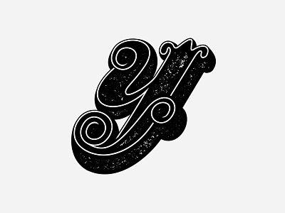 Letter Y alphabet design graphic hand letter lettering type typography y