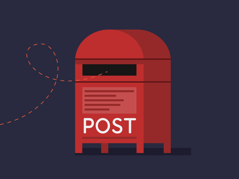 Box posting. Postbox. Letter Box illustration. Letter Box Design. Dribbble.