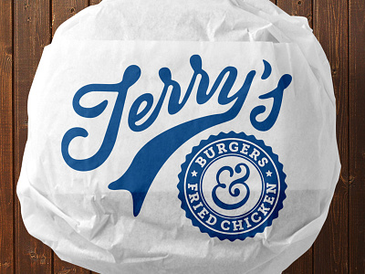 Jerry's Burgers and Fried Chicken Branding