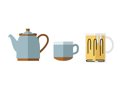 Teapot. Tea. Beer. beer drinks icon illustration minimal tea