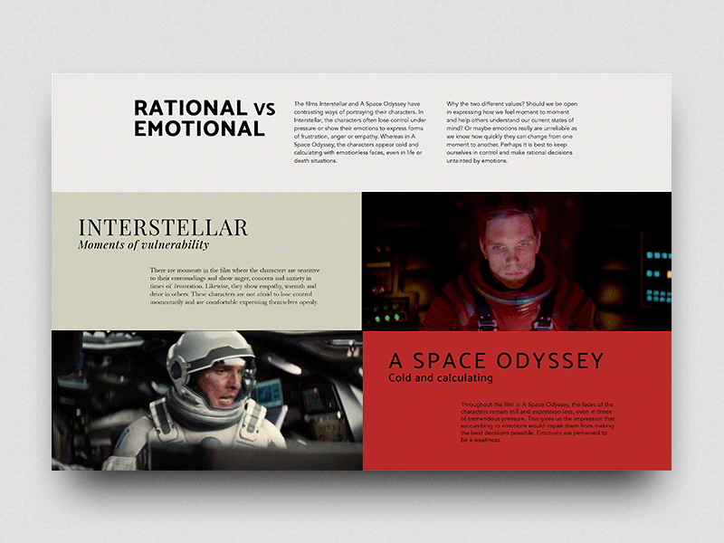 Rational vs emotional design digital emotional graphic layout odyssey rational space typography ui